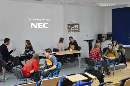 Zajęcia podczas warsztatów w Wiśle